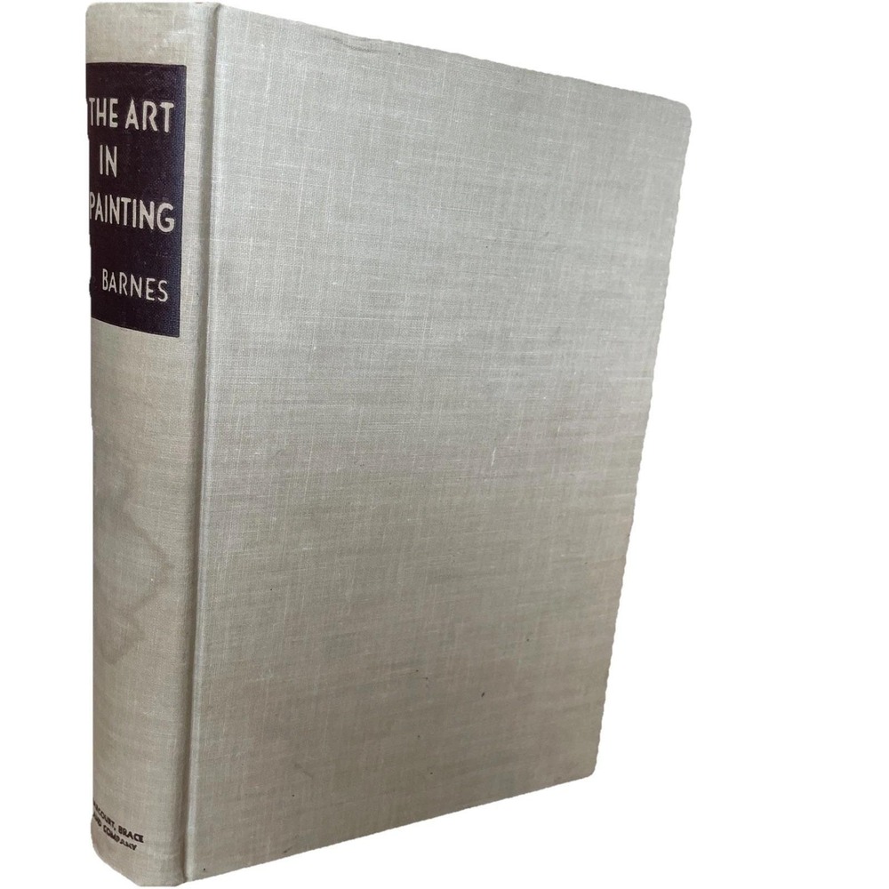 1937 The Art of Painting, Albert C. Barnes Illustrated Drawing History HB Artist